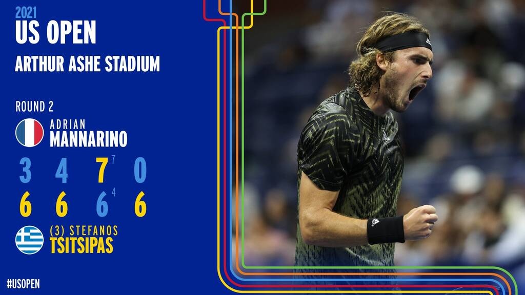 US Open: Οργή Μαναρινό για Τσιτσιπά – Το νέο διάλειμμα και η αντίδραση του Έλληνα άσου! (photos)