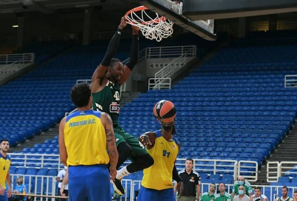 Παναθηναϊκός OΠΑΠ: «Πέταξε» ο Έβανς κόντρα στο Περιστέρι (video)