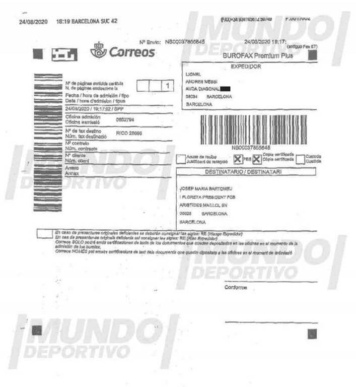 Μέσι: Αυτή είναι η περιβόητη επιστολή στην Μπαρτσελόνα - Ζήτησε να φύγει από πέρυσι (photos)