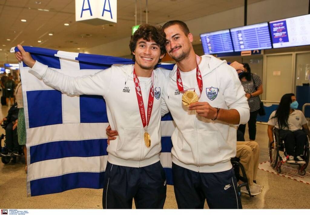 Συγκίνηση στην υποδοχή του «χρυσού» Παραολυμπιονίκη Νάσου Γκαβέλα (video)