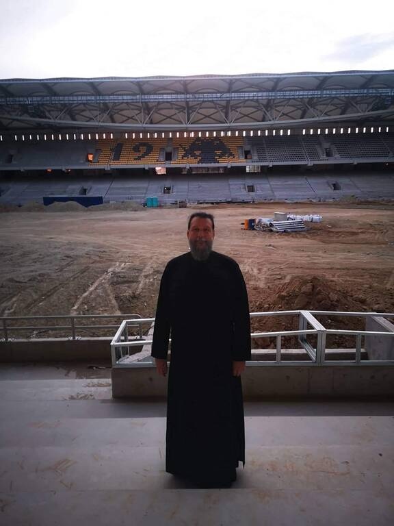 ΑΕΚ: Στο «Αγιά Σοφιά - OPAP Arena» ο Μητροπολίτης Γαβριήλ
