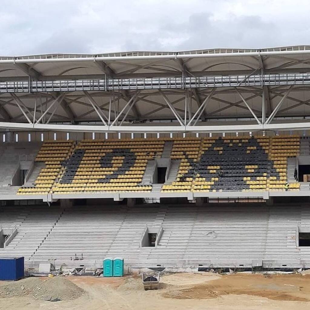 ΑΕΚ: Ο «Δικέφαλος Αετός» πήρε θέση στην Αγιά Σοφιά! (photos)