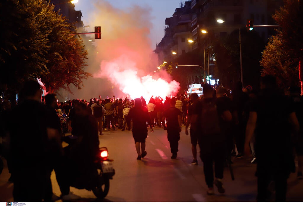 Πορεία οπαδών του ΠΑΟΚ