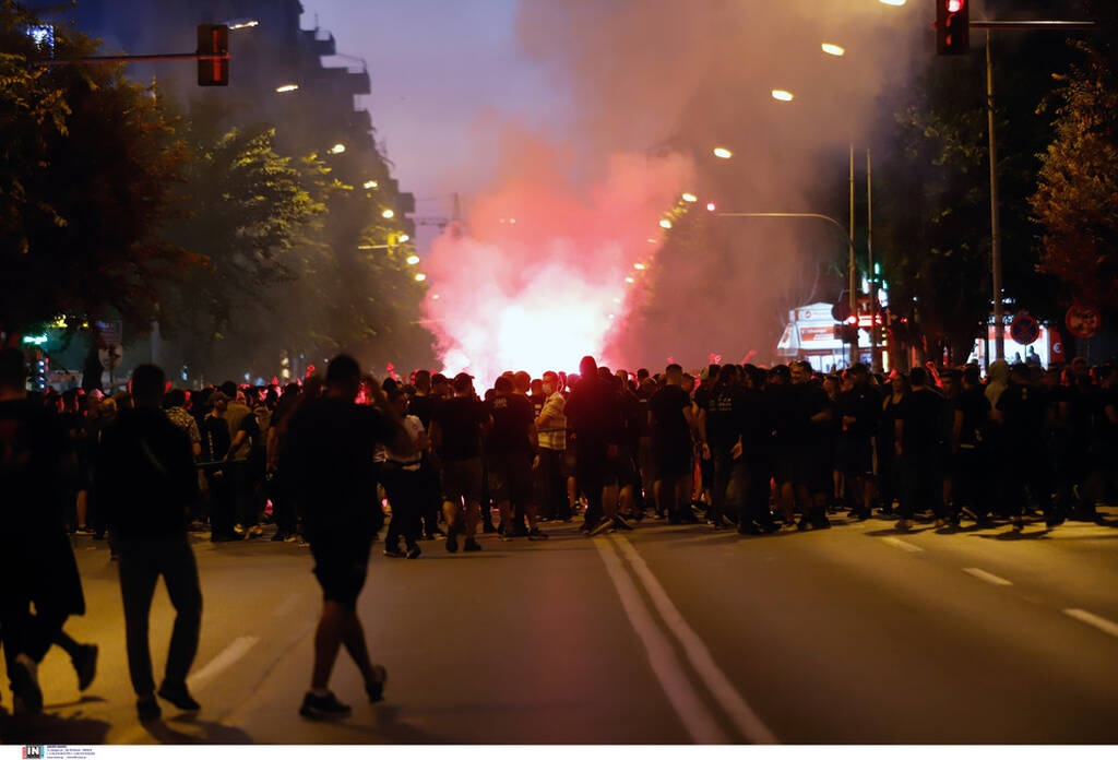 Πορεία οπαδών του ΠΑΟΚ