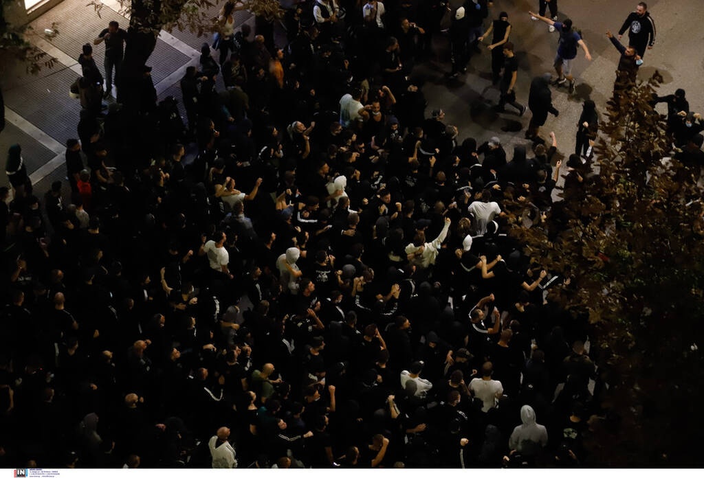 Πορεία οπαδών του ΠΑΟΚ