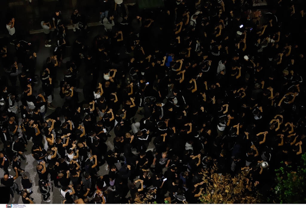 Πορεία οπαδών του ΠΑΟΚ