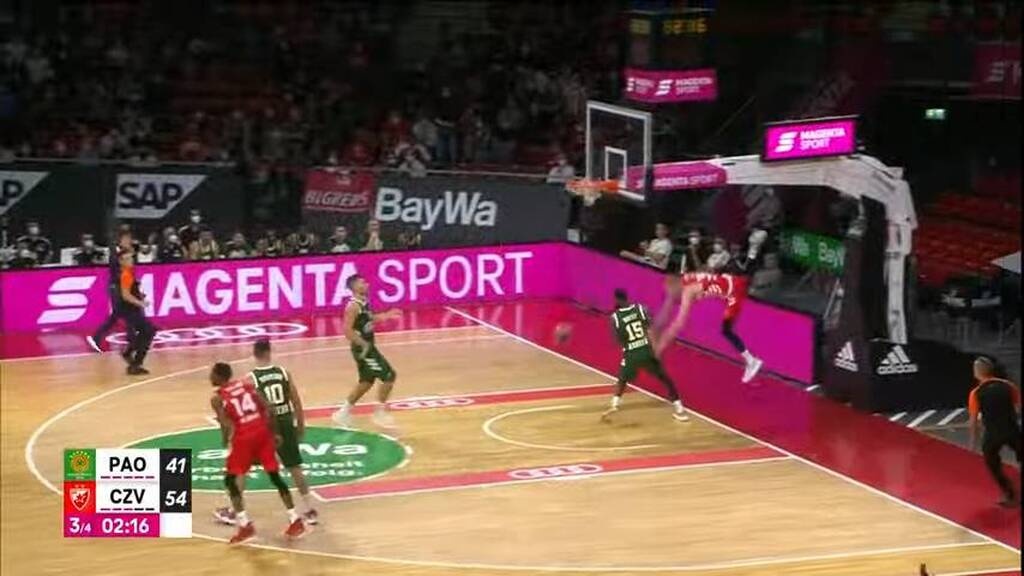 Παναθηναϊκός ΟΠΑΠ - Ερυθρός Αστέρας: Σοβαρός τραυματισμός για τον Άαρον Ουάιτ (photos&video)