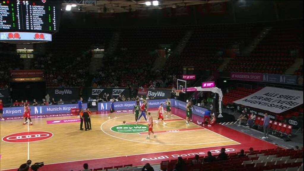 Παναθηναϊκός ΟΠΑΠ - Ερυθρός Αστέρας: Σοβαρός τραυματισμός για τον Άαρον Ουάιτ (photos&video)