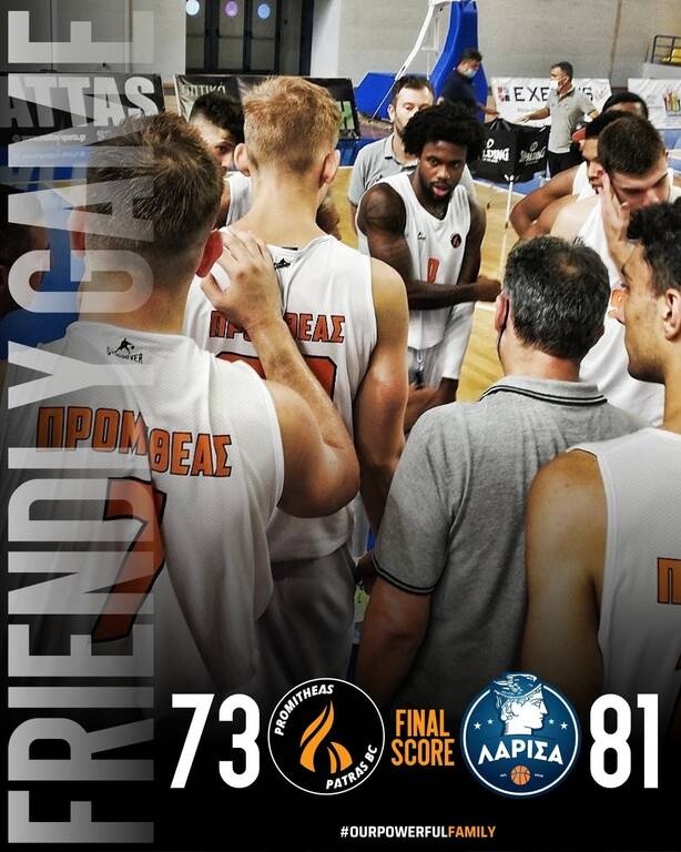 Προμηθέας-Λάρισα 73-81: Με υπογραφή Κρουμπάλι-Χάντσον