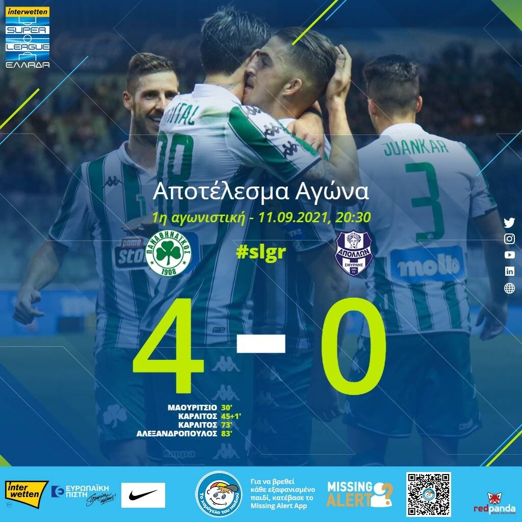 Super League: Η βαθμολογία μετά τις γκέλες ΠΑΟΚ και Ολυμπιακού στην πρεμιέρα (photo)
