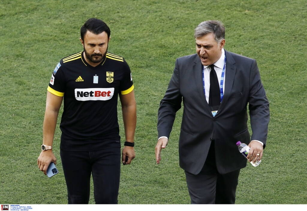 Άρης-ΟΦΗ: Με φανέλα Καμαρά στο γήπεδο ο Καρυπίδης (photos)