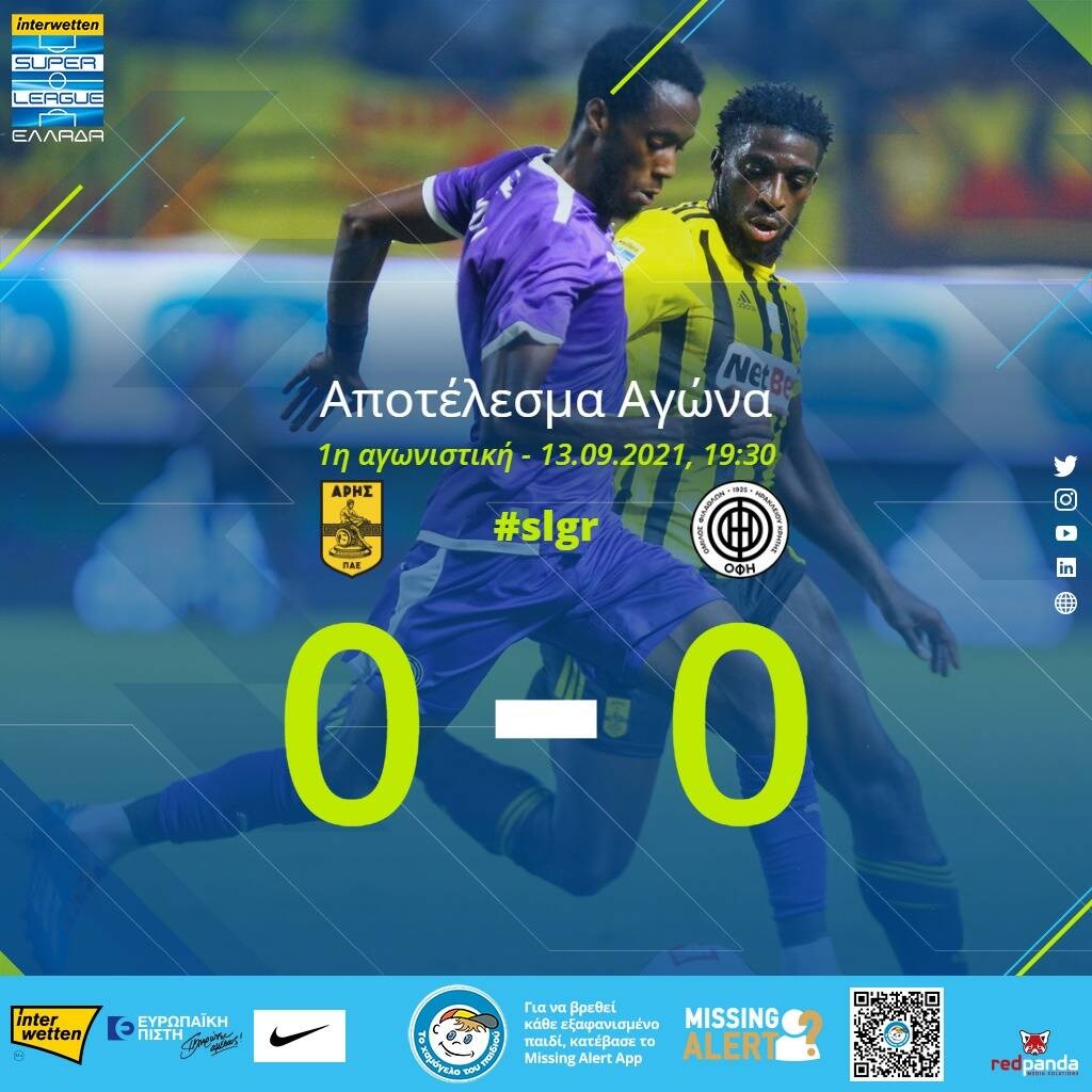 Super League: Η βαθμολογία μετά την ολοκλήρωση της 1ης αγωνιστικής (photo)
