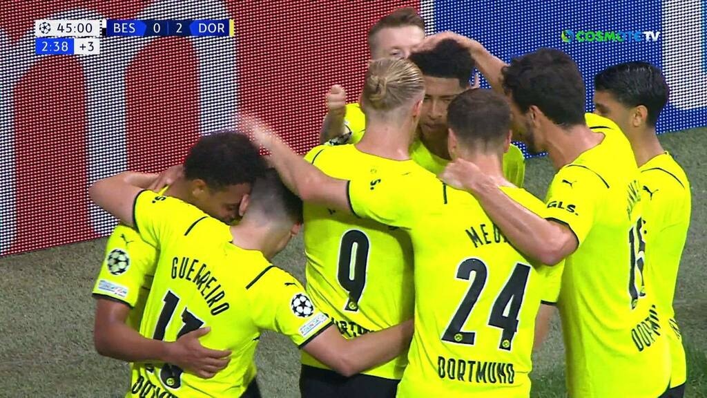 Champions League: Ιστορική νίκη για Σέριφ με Αθανασιάδη, Κολοβό - Καθάρισε η Ντόρτμουντ (video)