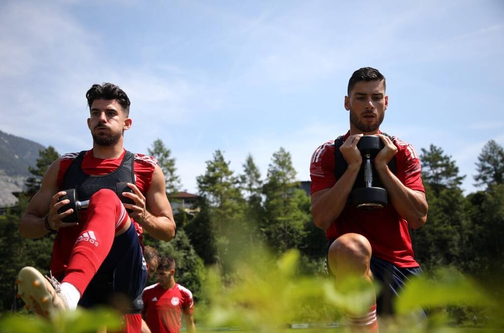 Ολυμπιακός: Οριστικά εκτός ο Μασούρας - Αγωνία για Ανδρούτσο (photos)