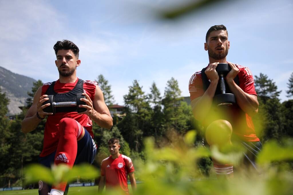 Ολυμπιακός: Οριστικά εκτός ο Μασούρας - Αγωνία για Ανδρούτσο (photos)