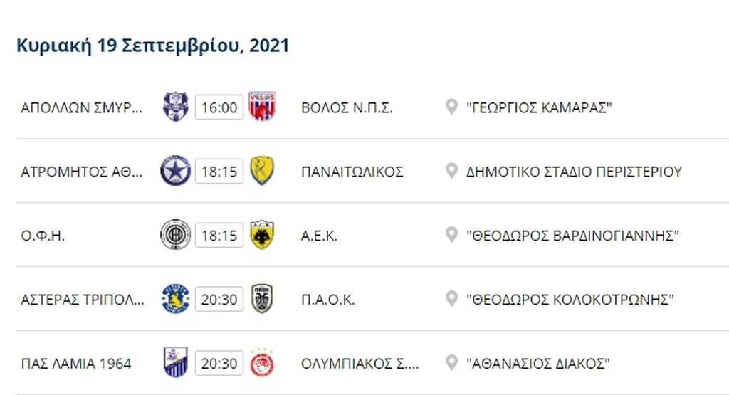 Super League 1: Εκτός έδρας δοκιμασίες για ΑΕΚ, Ολυμπιακό και ΠΑΟΚ
