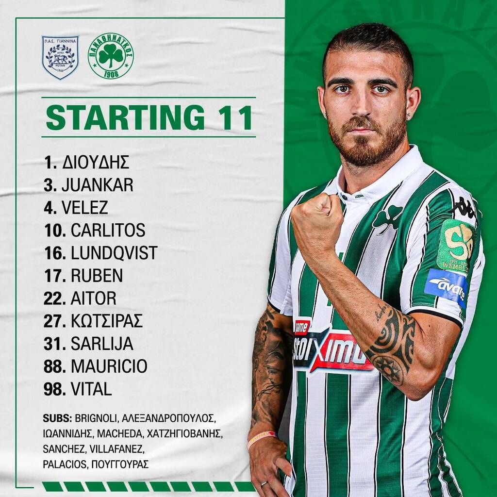 ΠΑΣ Γιάννινα-Παναθηναϊκός: Καμία αλλαγή στην ενδεκάδα από Γιοβάνοβιτς! (Photos)