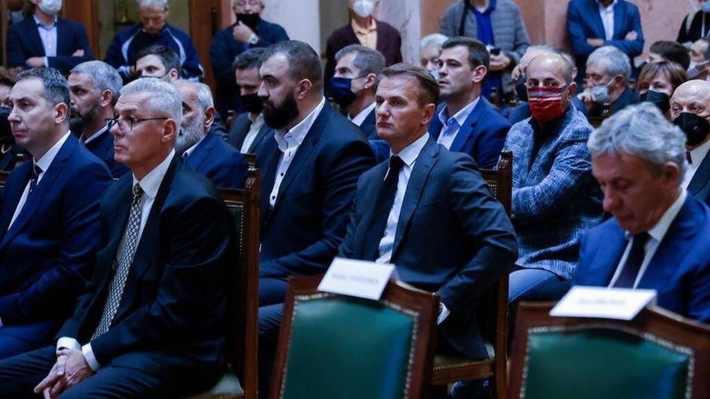 Στην εκδήλωση για τον Ίβκοβιτς, παρόντες Ομπράντοβιτς και Ιτούδης