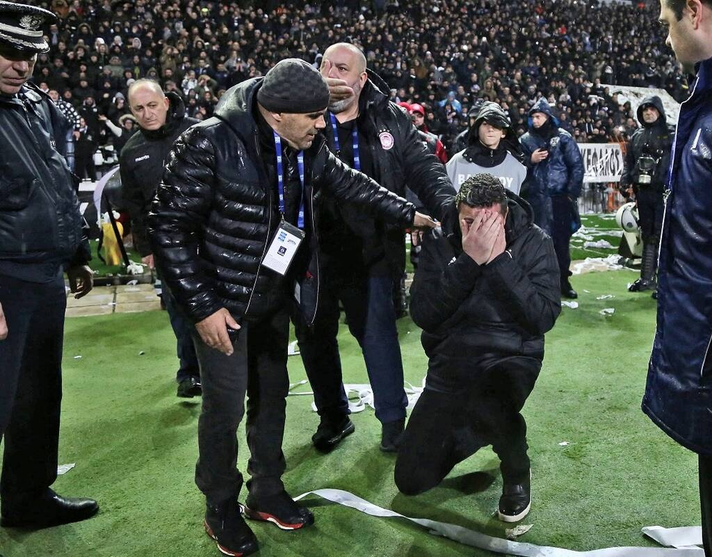 Οι ατάκες Όσκαρ Γκαρθία για το ρολό στην Τούμπα - Τα γέλια και ο… πόλεμος (photos+video)