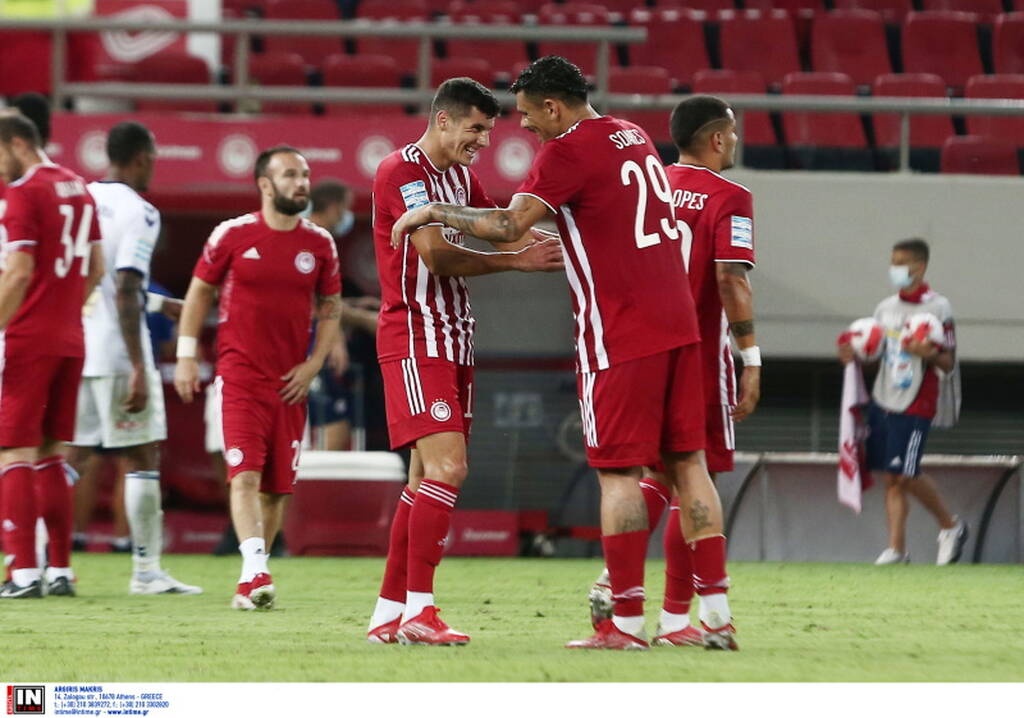 Ολυμπιακός-Απόλλων Σμύρνης 4-1: Καρέ με «βόμβες» Τικίνιο - Τα highlights του αγώνα (video+photos)