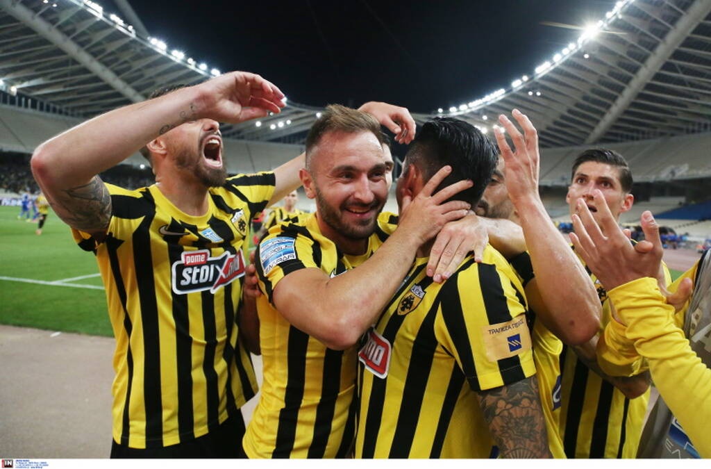 AEK-Λαμία: Με γκολάρα Αραούχο το 1-0 - Στο... πόδι το ΟΑΚΑ (video+photos)