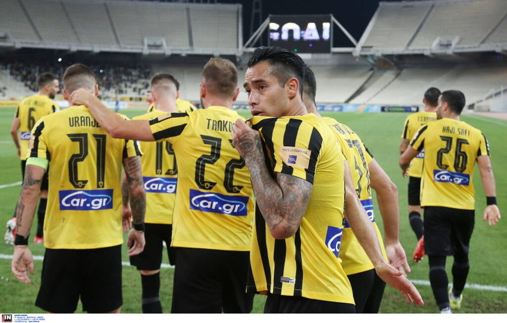 AEK-Λαμία: Με γκολάρα Αραούχο το 1-0 - Στο... πόδι το ΟΑΚΑ (video+photos)