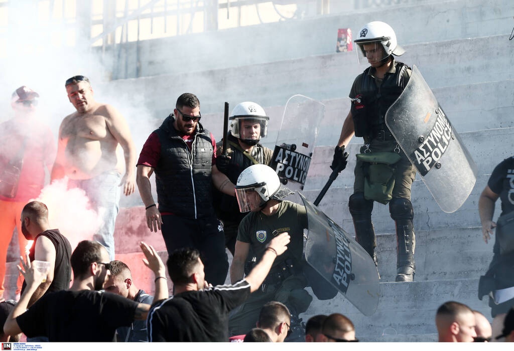 Κύπελλο Ελλάδας: Χαμός στο Εθνικός-Προοδευτική – Πανηγυρισμοί και ένταση (video+photos)