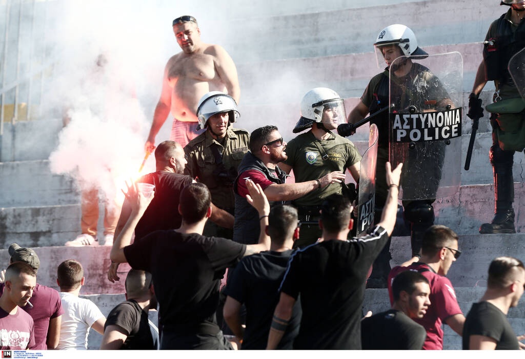 Κύπελλο Ελλάδας: Χαμός στο Εθνικός-Προοδευτική – Πανηγυρισμοί και ένταση (video+photos)