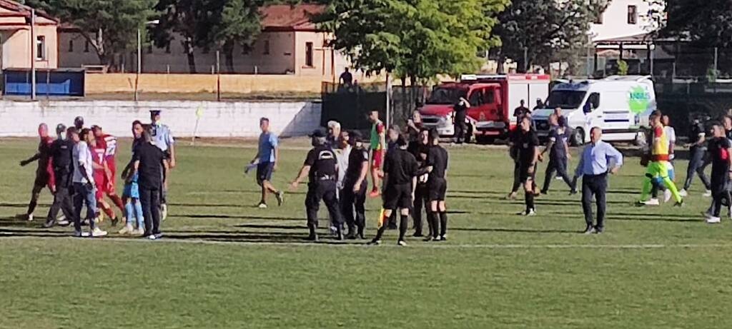 Απόλλων Λάρισας-ΑΕΛ: Χαμός στο ημίχρονο - Μπούκαρε στο γήπεδο ο Κούγιας (photos)
