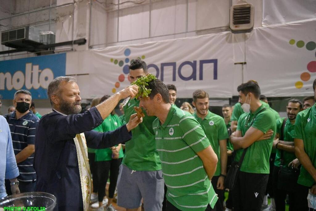 Παναθηναϊκός Α.Ο.: Γεμάτος όνειρα και φιλοδοξίες ο αγιασμός των 36 τμημάτων (photos)