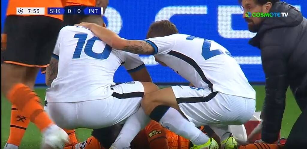 Champions League: «Πάγωσαν» στο Σαχτάρ-Ίντερ - Σοκαριστικός τραυματισμός για Τραορέ (video)