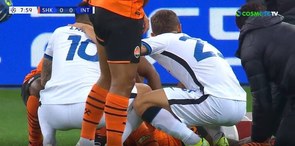 Champions League: «Πάγωσαν» στο Σαχτάρ-Ίντερ - Σοκαριστικός τραυματισμός για Τραορέ (video)
