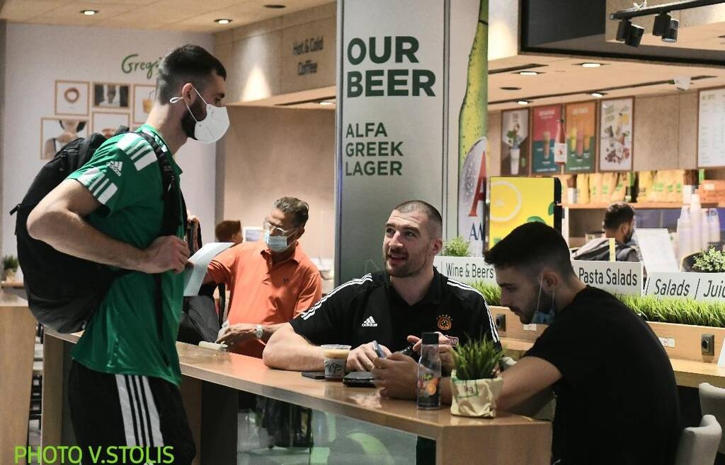 Μονακό-Παναθηναϊκός ΟΠΑΠ: Στιγμές από την αναχώρηση για το πριγκιπάτο (photos)