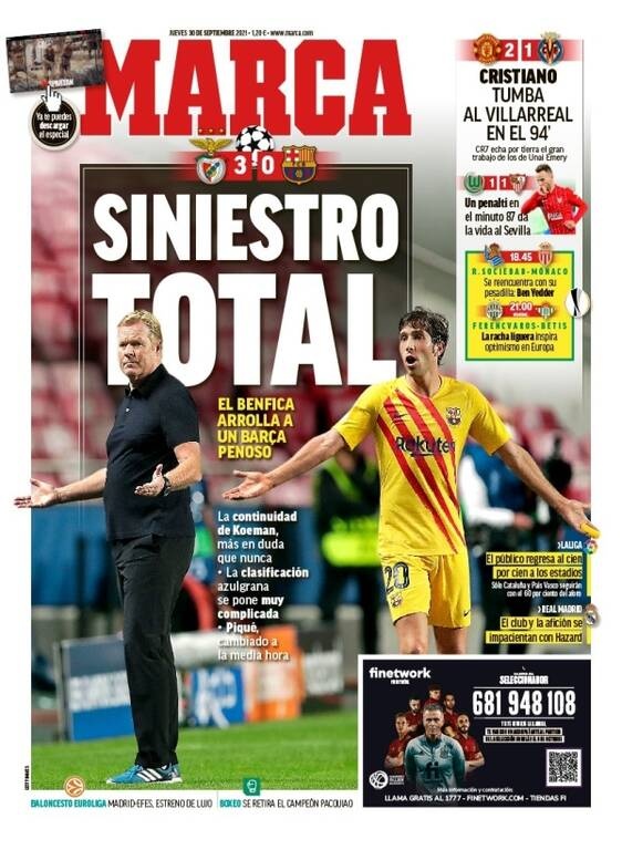 Δικάζει τη Μπαρτσελόνα ο ισπανικός Τύπος: «Απαίσια», «Βυθίζεται»