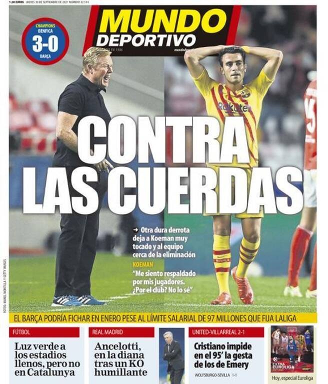 Δικάζει τη Μπαρτσελόνα ο ισπανικός Τύπος: «Απαίσια», «Βυθίζεται»