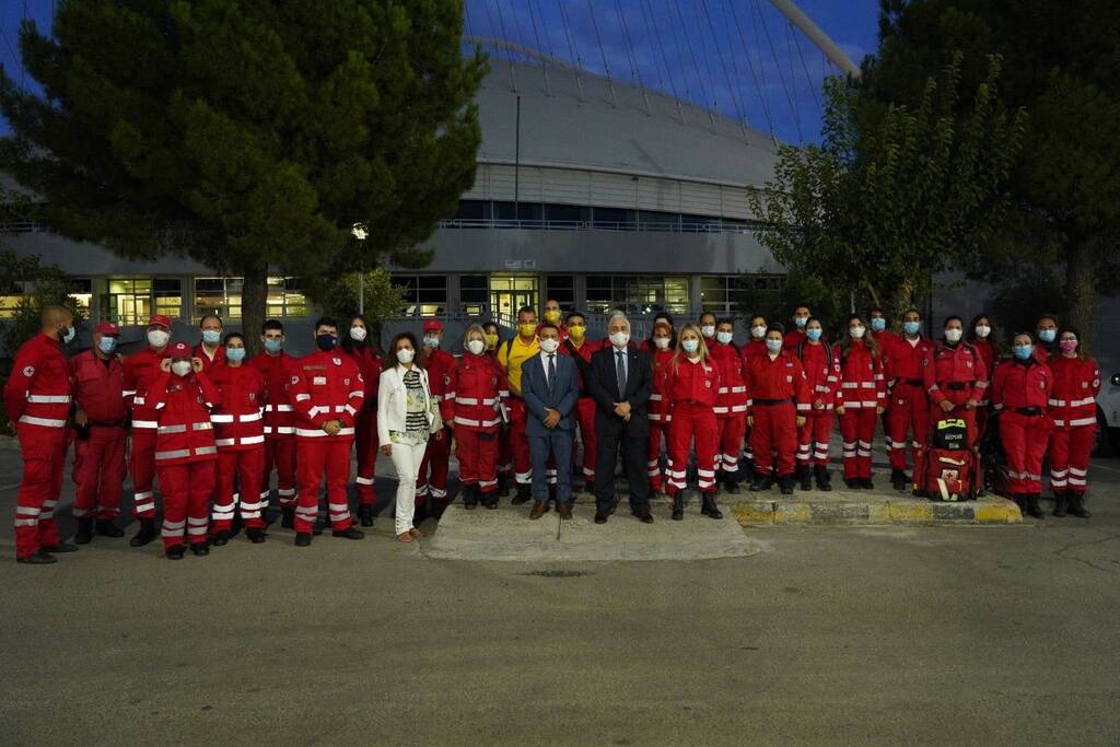 Ο Υφυπουργός Αθλητισμού τίμησε τους εθελοντές του ΕΕΣ για τη προσφορά τους στο Ράλλυ Ακρόπολις