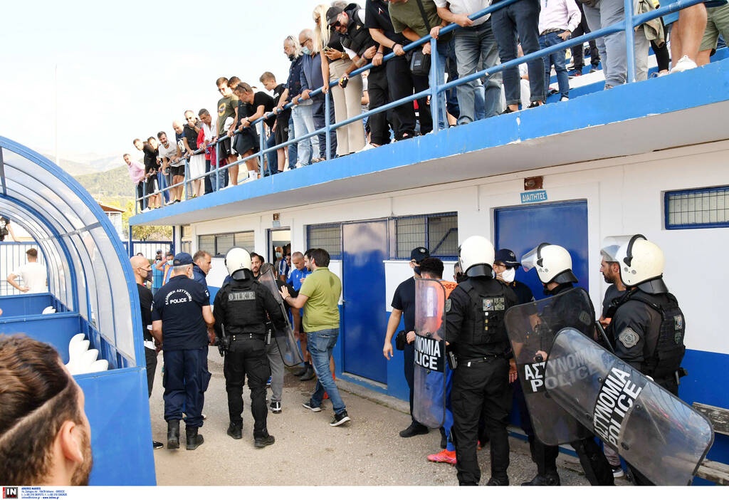 Κύπελλο Ελλάδας: Στο νοσοκομείο ο Χαραλαμπίδης μετά την κροτίδα στο Παναχαϊκή-Αιγάλεω