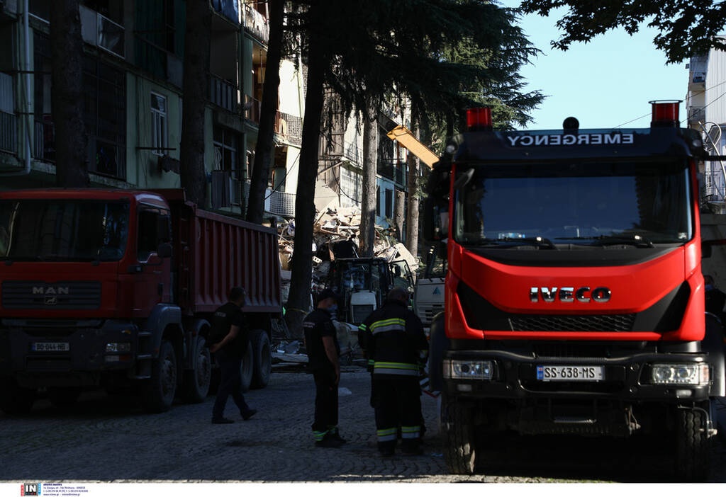 Εθνική ομάδα: Κατέρρευσε κτήριο στη Γεωργία κοντά στο ξενοδοχείο της ελληνικής αποστολής