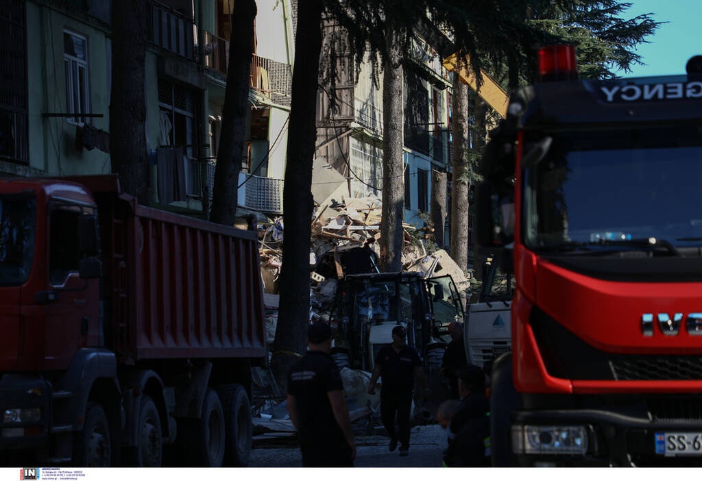Εθνική ομάδα: Κατέρρευσε κτήριο στη Γεωργία κοντά στο ξενοδοχείο της ελληνικής αποστολής