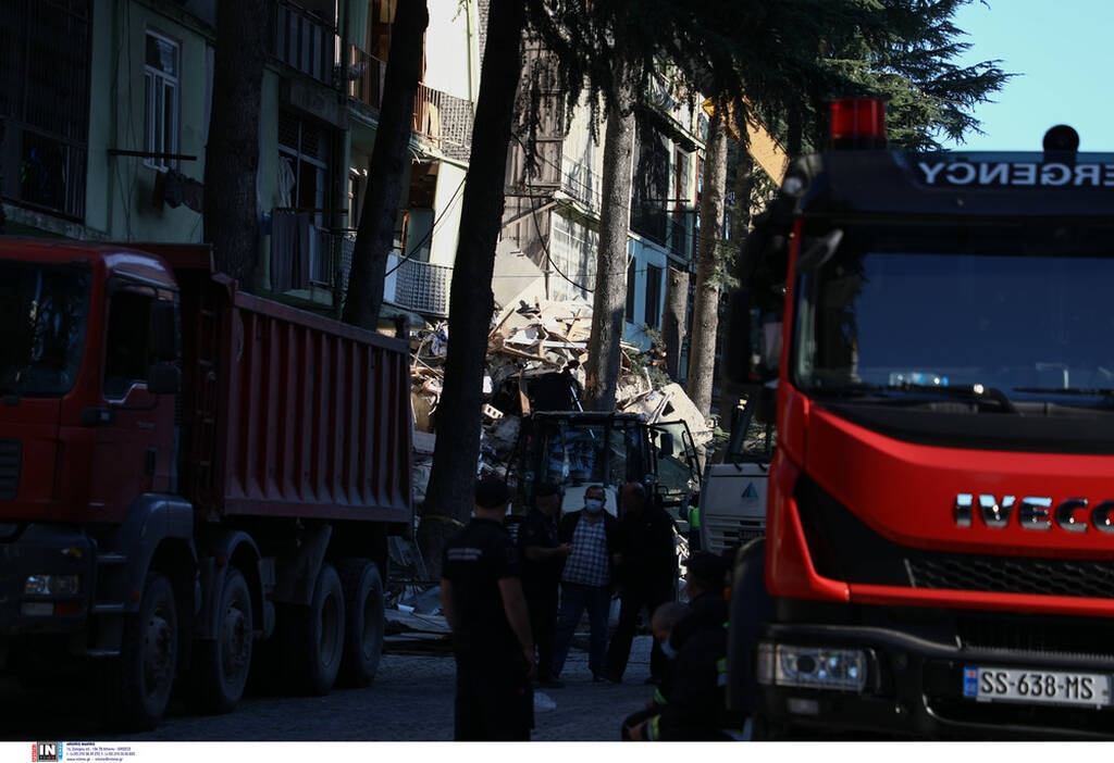Εθνική ομάδα: Κατέρρευσε κτήριο στη Γεωργία κοντά στο ξενοδοχείο της ελληνικής αποστολής