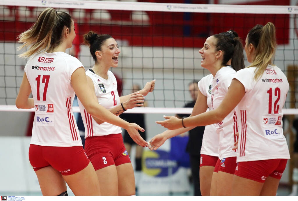 Volley League γυναικών: Εύκολα πριν την Λευκορωσία ο Ολυμπιακός (photos)
