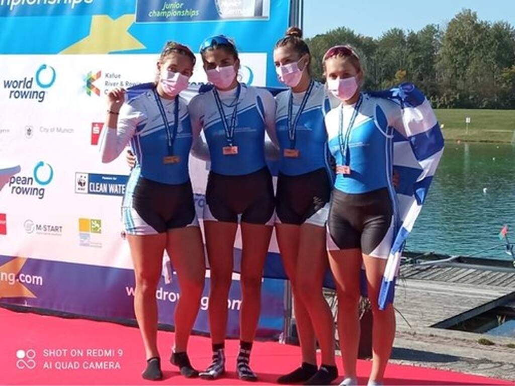 Δύο μετάλλια για την Ελλάδα στο ευρωπαϊκό πρωτάθλημα κωπηλασίας Εφήβων-Νεανίδων