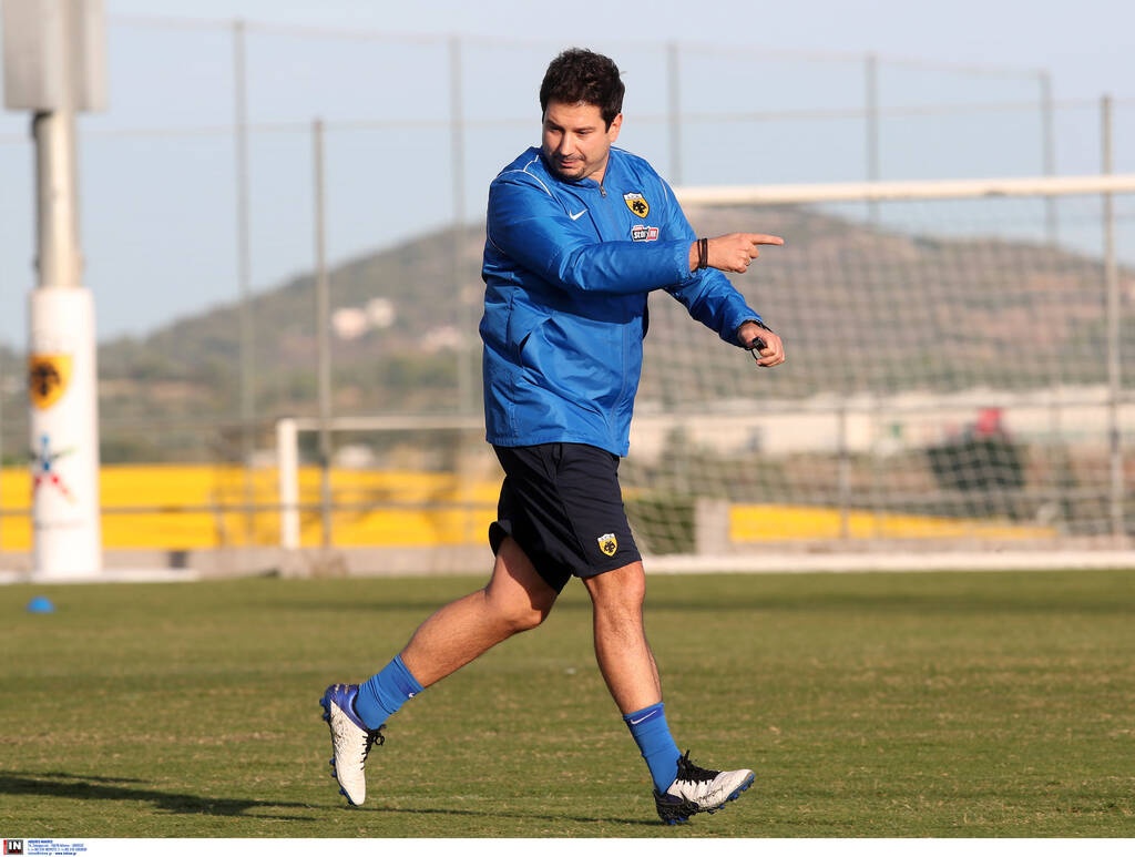 AEK: Η «πρώτη» του Γιαννίκη στα Σπάτα (photos+videos)