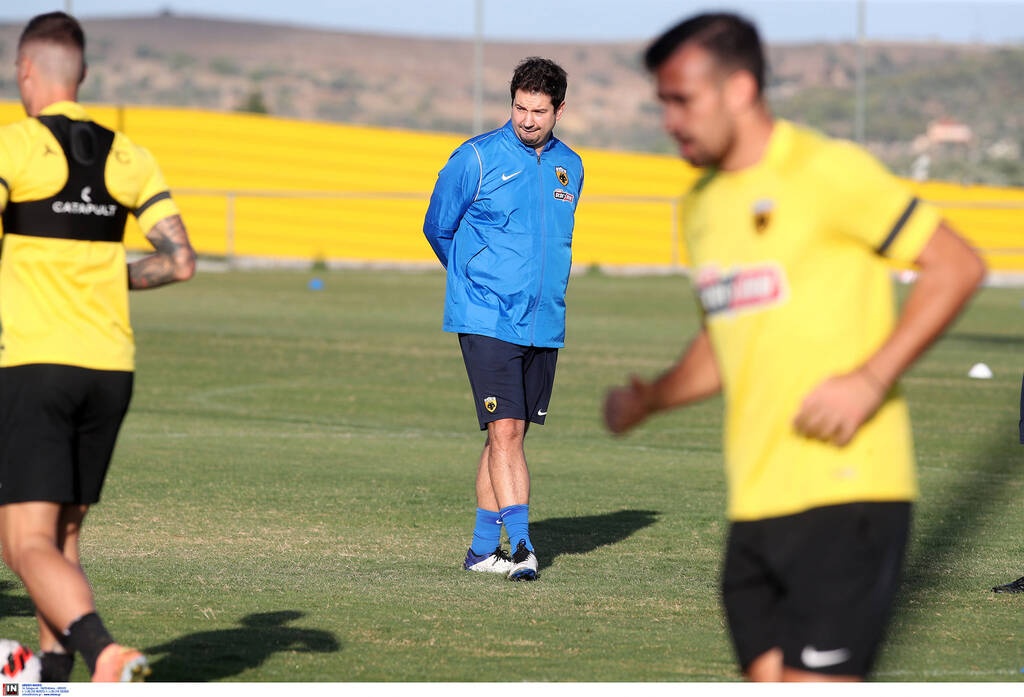 AEK: Η «πρώτη» του Γιαννίκη στα Σπάτα (photos+videos)