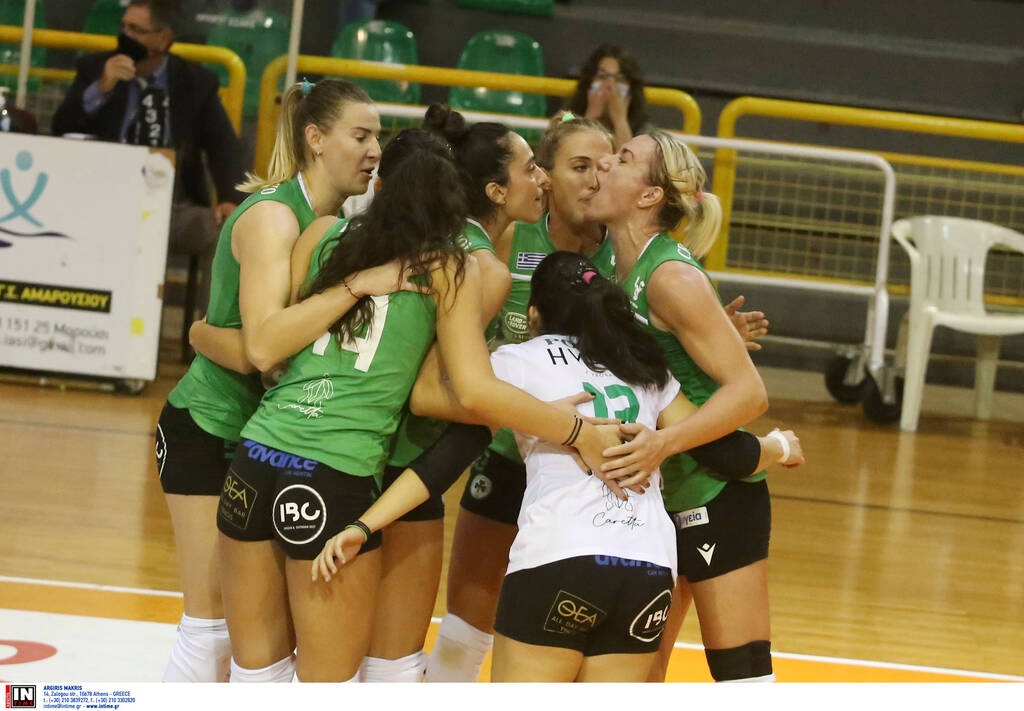 Volley League γυναικών: Νίκες για ΠΑΟ, ΟΣΦΠ, το ντέρμπι η ΑΕΚ - Τα αποτελέσματα και η βαθμολογία