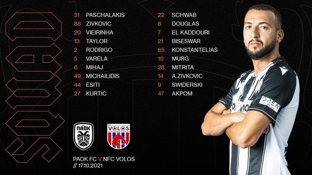 ΠΑΟΚ: Χωρίς Σίντκλεϊ, Κρέσπο απέναντι στον Βόλο