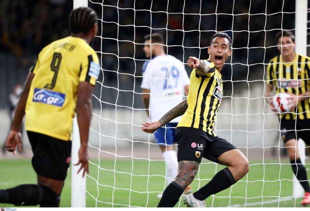 ΑΕΚ-Ατρόμητος: Πάτησε το... τούρμπο ο Λιβάι, σκόραρε ο Αραούχο (video)