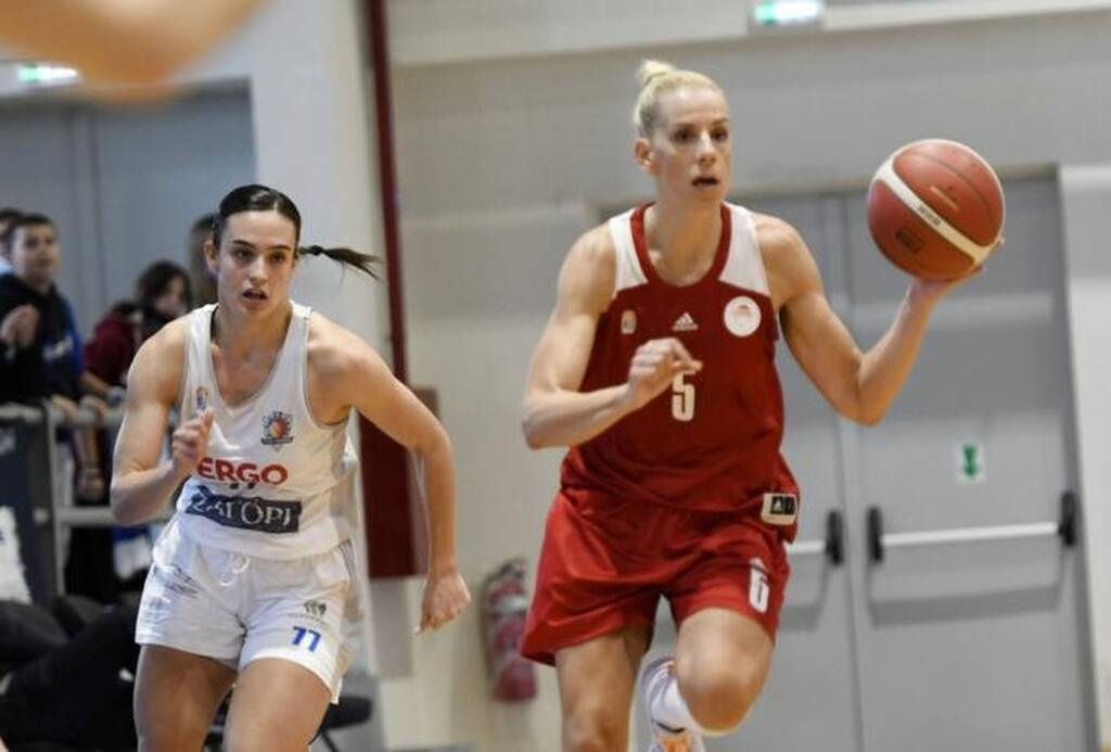 Α1 Γυναικών: Δύσκολη νίκη του Ολυμπιακού κόντρα στα Γιάννινα με 70-62