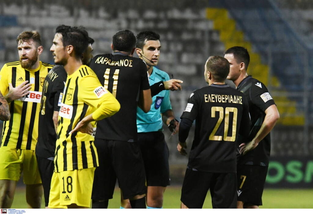 Λαμία-Άρης: Μπήκε και αποβλήθηκε ο Ελευθεριάδης - Απευθείας κόκκινη και νεύρα (video)