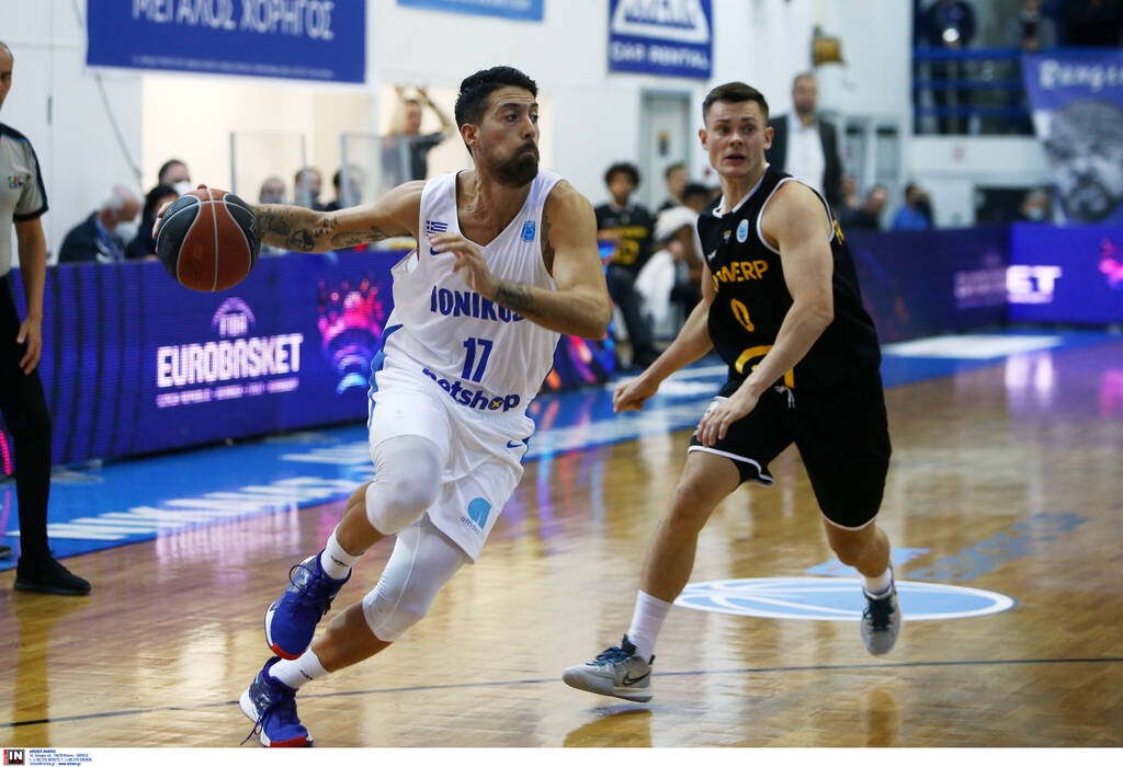 Ιωνικός-Αντβερπ 81-92: Δεν εμφανίστηκε στο τρίτο δεκάλεπτο και το πλήρωσε